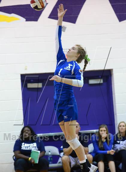 Thumbnail 2 in Xavier College Prep vs. St. Lucy's (Durango Fall Classic) photogallery.
