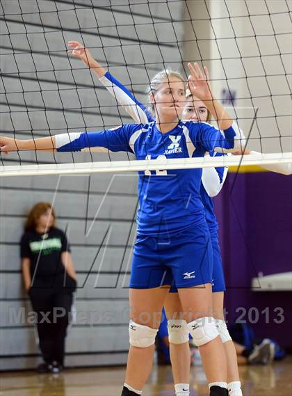 Thumbnail 1 in Xavier College Prep vs. St. Lucy's (Durango Fall Classic) photogallery.