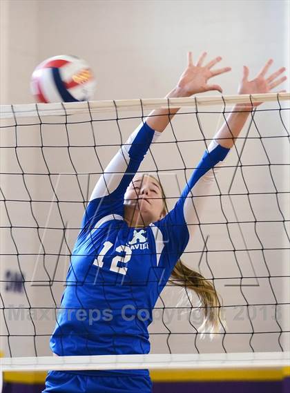 Thumbnail 3 in Xavier College Prep vs. St. Lucy's (Durango Fall Classic) photogallery.