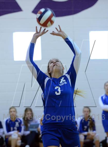 Thumbnail 1 in Xavier College Prep vs. St. Lucy's (Durango Fall Classic) photogallery.