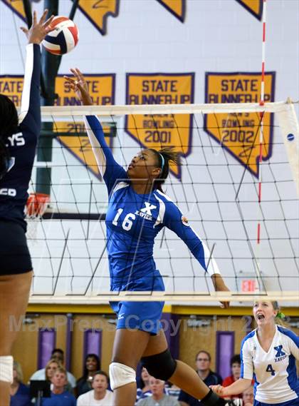 Thumbnail 1 in Xavier College Prep vs. St. Lucy's (Durango Fall Classic) photogallery.