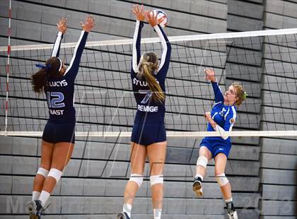 Thumbnail 3 in Xavier College Prep vs. St. Lucy's (Durango Fall Classic) photogallery.