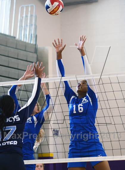 Thumbnail 1 in Xavier College Prep vs. St. Lucy's (Durango Fall Classic) photogallery.