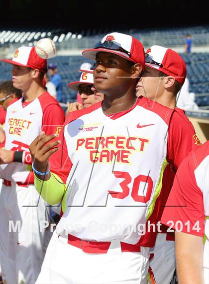 Thumbnail 3 in Perfect Game All-American Classic (East vs. West) photogallery.