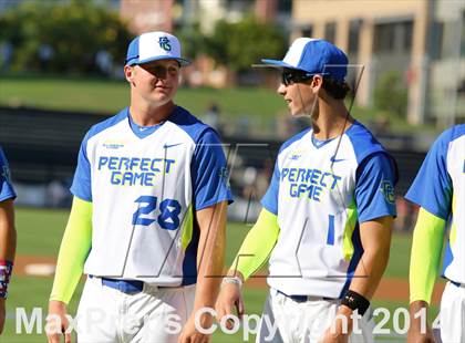 Thumbnail 2 in Perfect Game All-American Classic (East vs. West) photogallery.