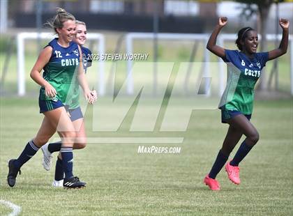 Thumbnail 3 in Crossroads Christian vs. Oakwood (NCISAA 1A Final) photogallery.