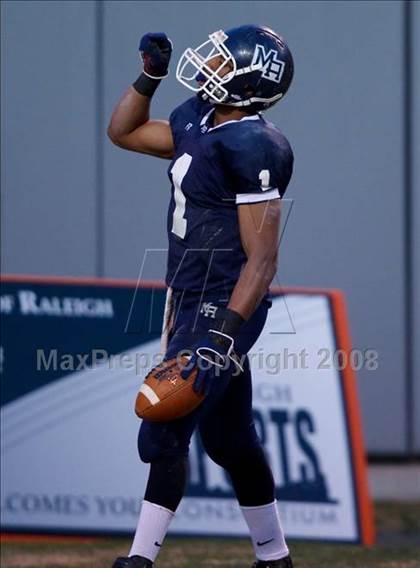 Thumbnail 1 in Mount Airy vs. Williamston (NCHSAA 1-A Football Final) photogallery.