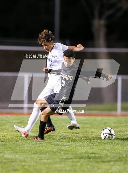 Thumbnail 3 in Newark Memorial vs. Hayward (CIF NCS D2 Round 1 Playoff) photogallery.
