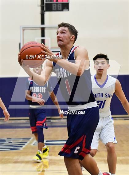 Thumbnail 3 in South San Antonio vs Cornerstone Christian (SAISD Invitational) photogallery.