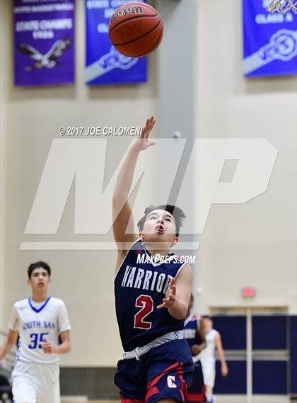 Thumbnail 3 in South San Antonio vs Cornerstone Christian (SAISD Invitational) photogallery.