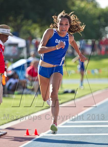 Thumbnail 3 in CIF State Track & Field Championships (Girls Triple Jump) photogallery.