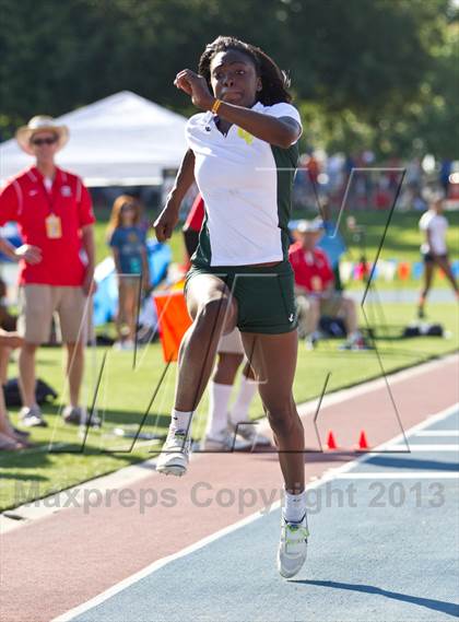 Thumbnail 1 in CIF State Track & Field Championships (Girls Triple Jump) photogallery.