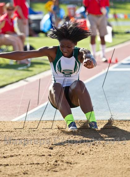 Thumbnail 2 in CIF State Track & Field Championships (Girls Triple Jump) photogallery.