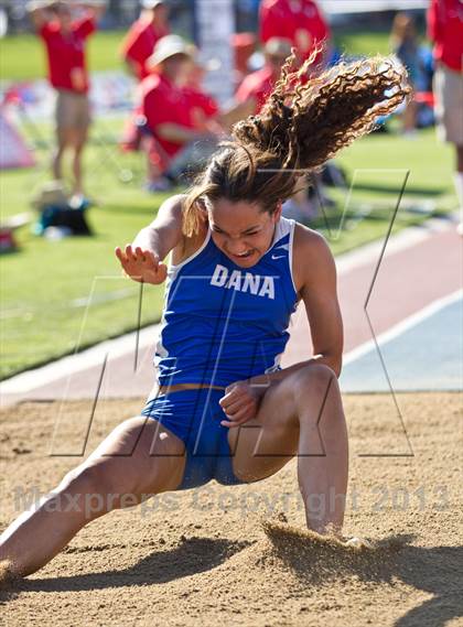 Thumbnail 1 in CIF State Track & Field Championships (Girls Triple Jump) photogallery.