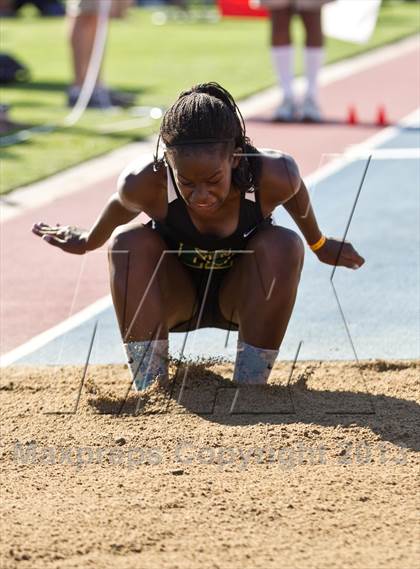 Thumbnail 3 in CIF State Track & Field Championships (Girls Triple Jump) photogallery.