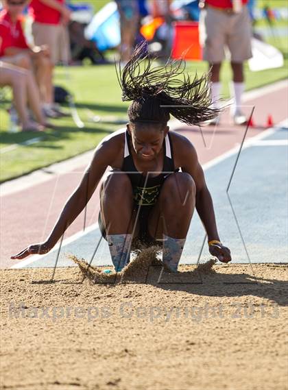 Thumbnail 1 in CIF State Track & Field Championships (Girls Triple Jump) photogallery.