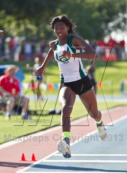 Thumbnail 2 in CIF State Track & Field Championships (Girls Triple Jump) photogallery.