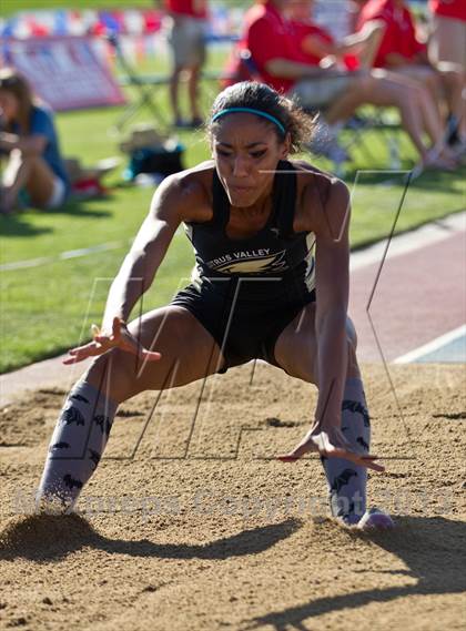 Thumbnail 2 in CIF State Track & Field Championships (Girls Triple Jump) photogallery.