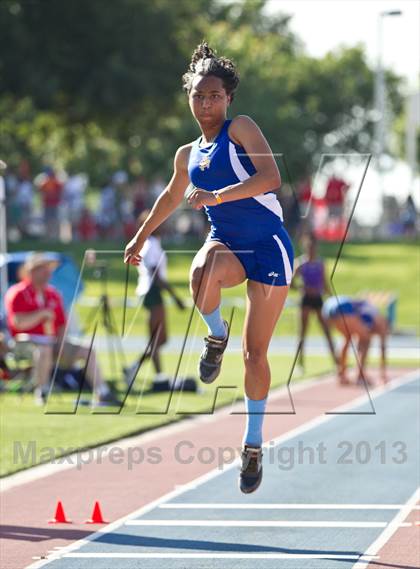 Thumbnail 2 in CIF State Track & Field Championships (Girls Triple Jump) photogallery.