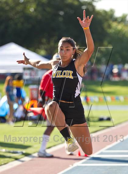 Thumbnail 1 in CIF State Track & Field Championships (Girls Triple Jump) photogallery.