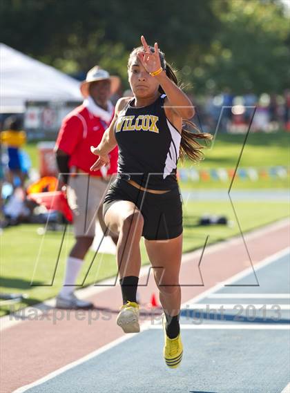 Thumbnail 3 in CIF State Track & Field Championships (Girls Triple Jump) photogallery.