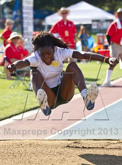 Thumbnail 2 in CIF State Track & Field Championships (Girls Triple Jump) photogallery.