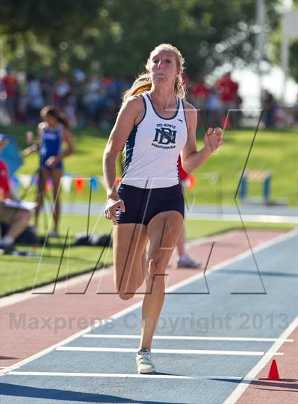 Thumbnail 3 in CIF State Track & Field Championships (Girls Triple Jump) photogallery.