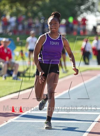 Thumbnail 3 in CIF State Track & Field Championships (Girls Triple Jump) photogallery.