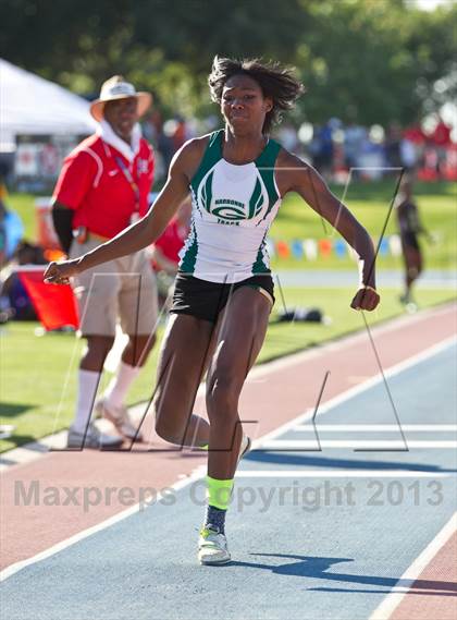 Thumbnail 1 in CIF State Track & Field Championships (Girls Triple Jump) photogallery.