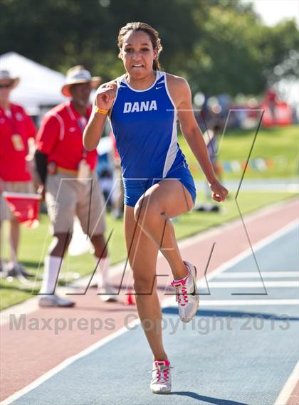 Thumbnail 3 in CIF State Track & Field Championships (Girls Triple Jump) photogallery.