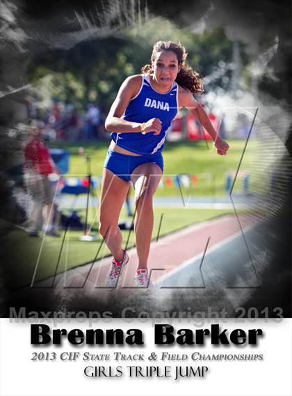 Thumbnail 2 in CIF State Track & Field Championships (Girls Triple Jump) photogallery.