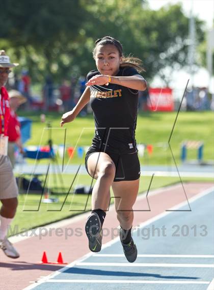 Thumbnail 1 in CIF State Track & Field Championships (Girls Triple Jump) photogallery.
