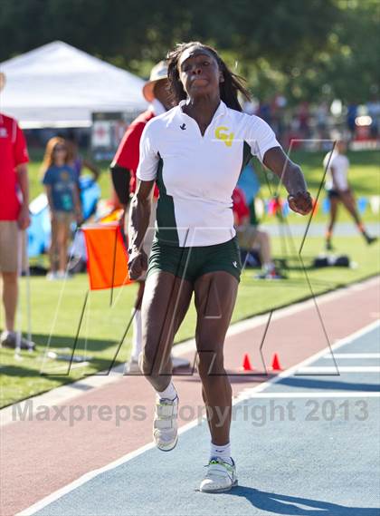 Thumbnail 3 in CIF State Track & Field Championships (Girls Triple Jump) photogallery.