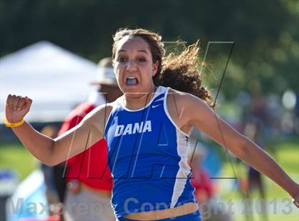 Thumbnail 1 in CIF State Track & Field Championships (Girls Triple Jump) photogallery.
