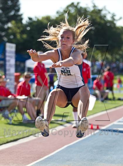 Thumbnail 3 in CIF State Track & Field Championships (Girls Triple Jump) photogallery.