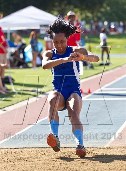 Thumbnail 1 in CIF State Track & Field Championships (Girls Triple Jump) photogallery.