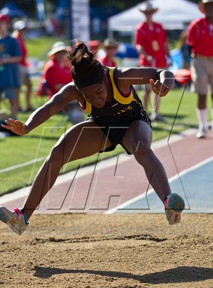Thumbnail 3 in CIF State Track & Field Championships (Girls Triple Jump) photogallery.
