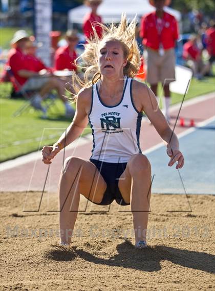 Thumbnail 2 in CIF State Track & Field Championships (Girls Triple Jump) photogallery.