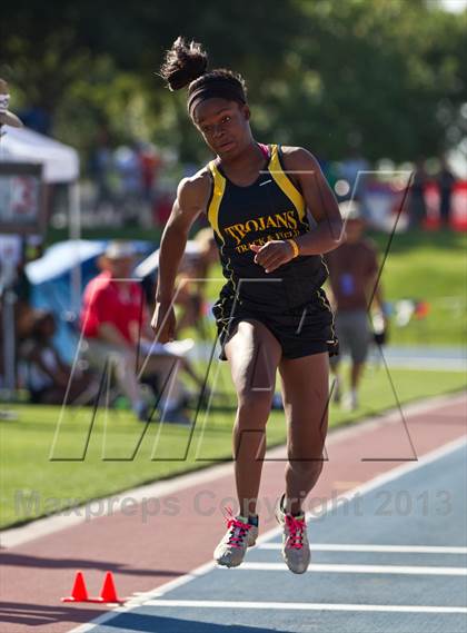 Thumbnail 1 in CIF State Track & Field Championships (Girls Triple Jump) photogallery.