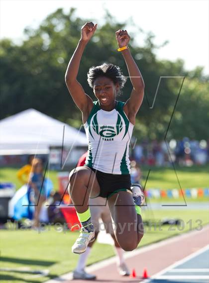 Thumbnail 2 in CIF State Track & Field Championships (Girls Triple Jump) photogallery.