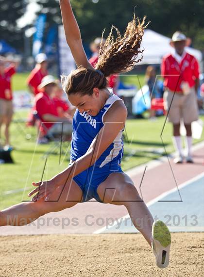 Thumbnail 3 in CIF State Track & Field Championships (Girls Triple Jump) photogallery.