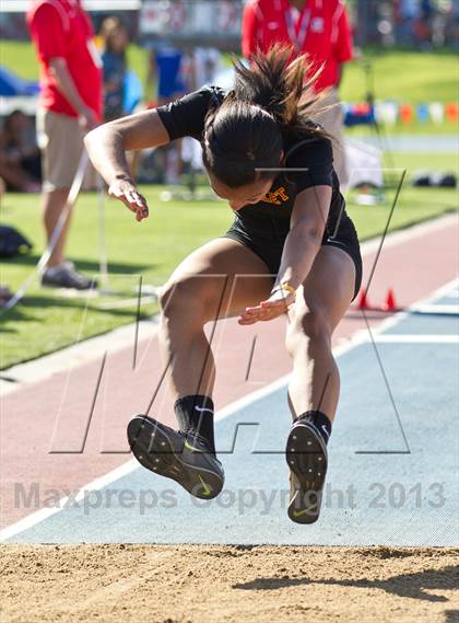 Thumbnail 2 in CIF State Track & Field Championships (Girls Triple Jump) photogallery.