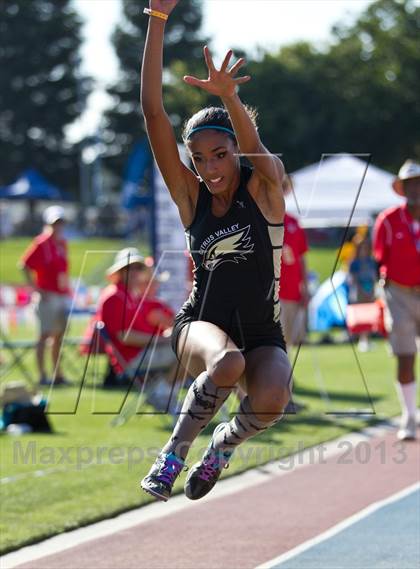 Thumbnail 3 in CIF State Track & Field Championships (Girls Triple Jump) photogallery.