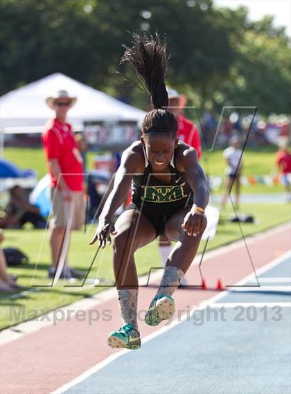 Thumbnail 1 in CIF State Track & Field Championships (Girls Triple Jump) photogallery.