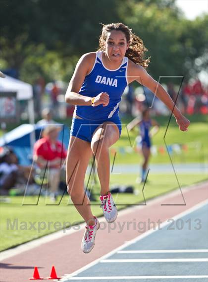 Thumbnail 2 in CIF State Track & Field Championships (Girls Triple Jump) photogallery.