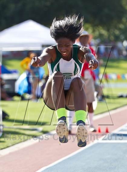 Thumbnail 3 in CIF State Track & Field Championships (Girls Triple Jump) photogallery.