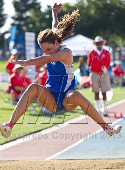 Thumbnail 2 in CIF State Track & Field Championships (Girls Triple Jump) photogallery.