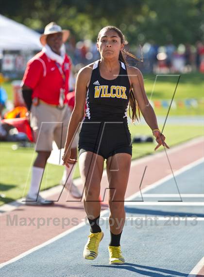 Thumbnail 2 in CIF State Track & Field Championships (Girls Triple Jump) photogallery.