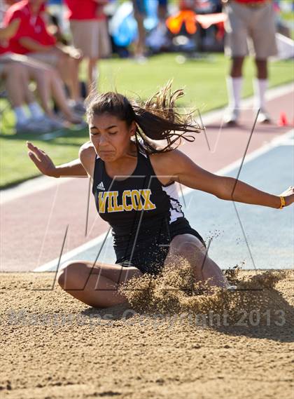 Thumbnail 1 in CIF State Track & Field Championships (Girls Triple Jump) photogallery.