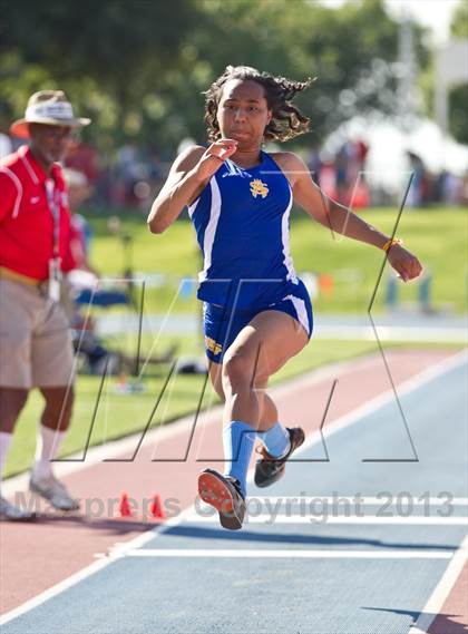 Thumbnail 3 in CIF State Track & Field Championships (Girls Triple Jump) photogallery.